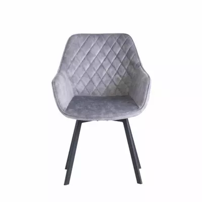 Violet Dining Chair - Silver